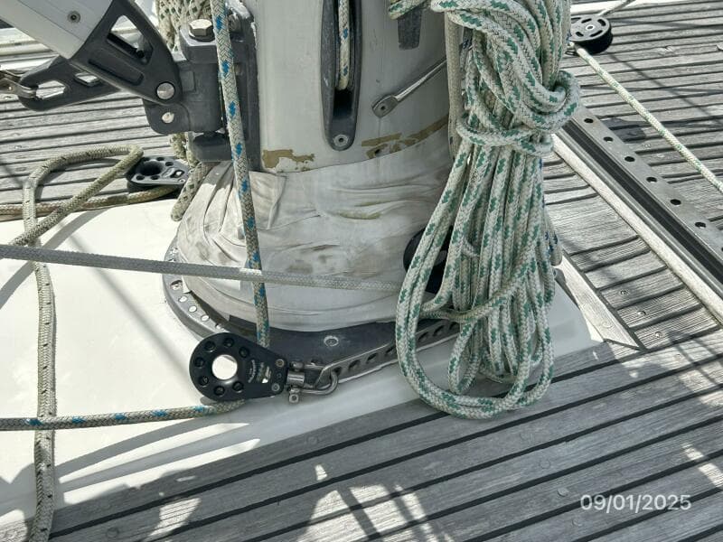 40' Nauitcat mast deck collar