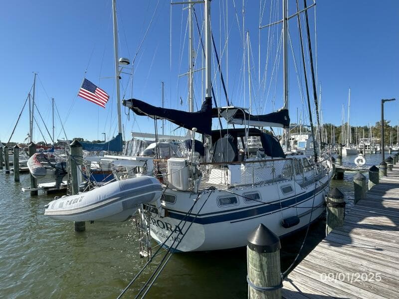 40' Nauticat starboard aft profile2