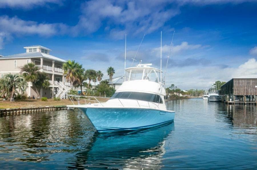 2012 Viking 42 Convertible  Bow