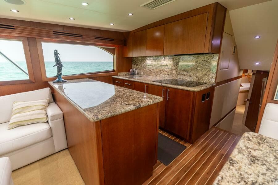 2008 Hatteras 60 Convertible  Galley 6