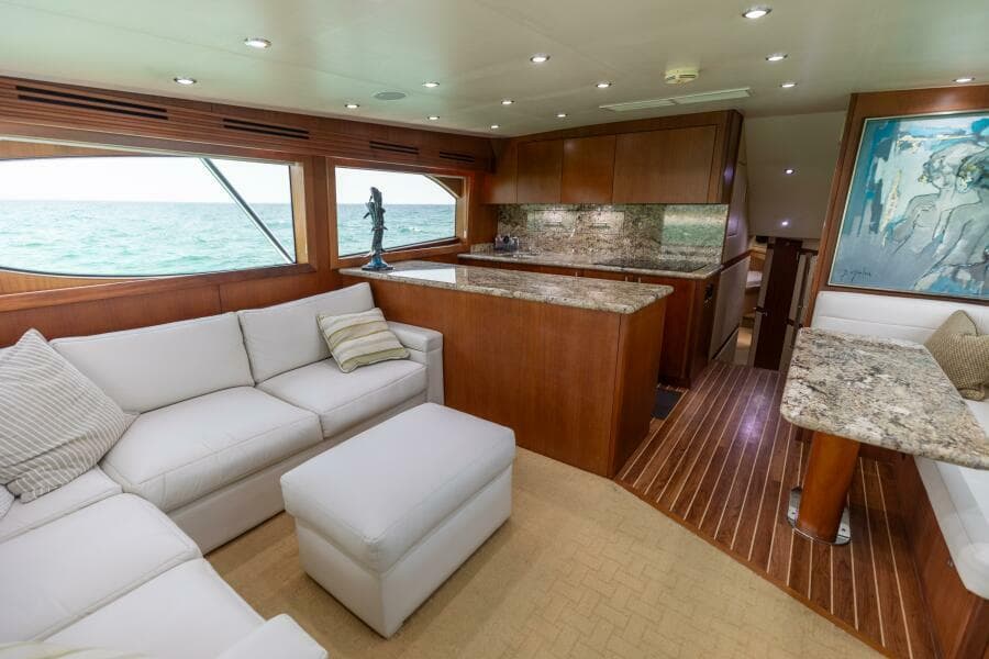 2008 Hatteras 60 Convertible  Galley