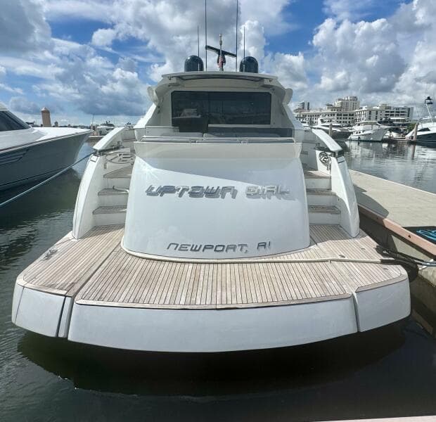 Pershing 72 Uptown Girl- Swim Platform