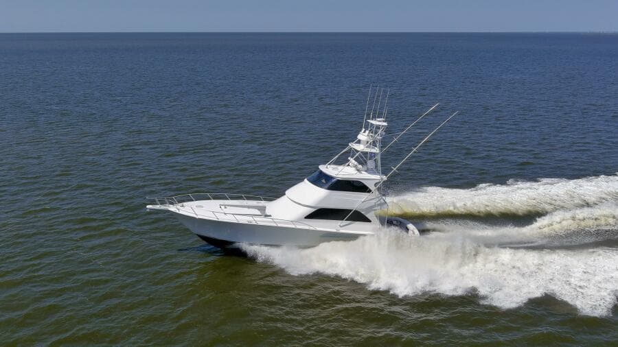 2007 64 Viking Enclosed Bridge Reel Blues Exterior (6)