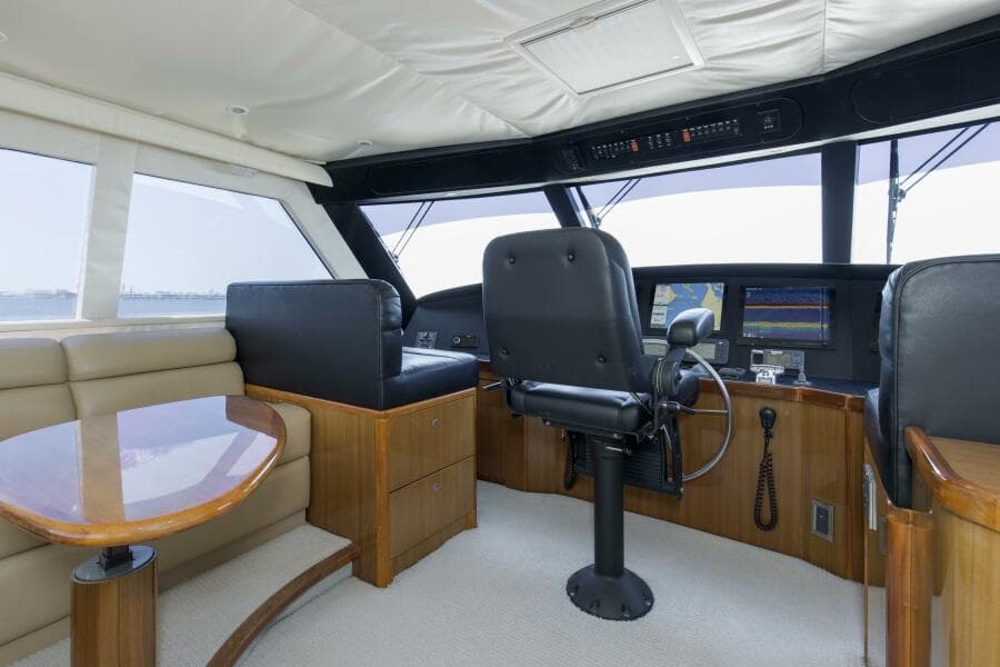 2007 64 Viking Enclosed Bridge Reel Blues Bridge