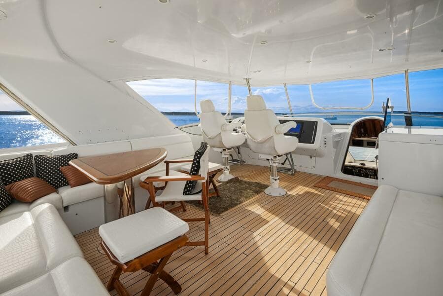 2001 Hatteras Cockpit Motoryacht