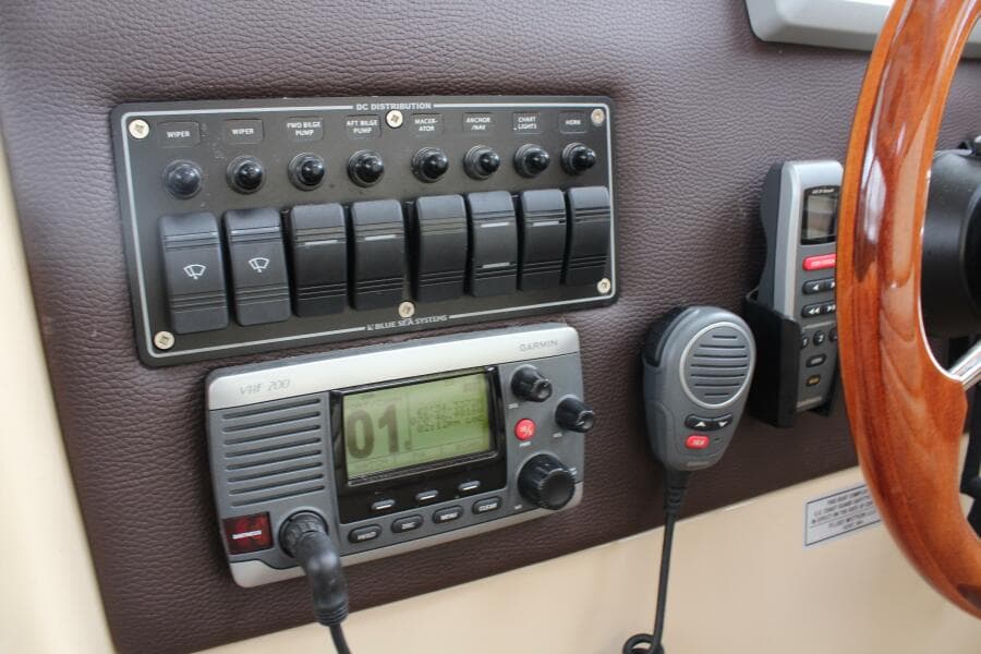 Rocker Switches At Helm VHF