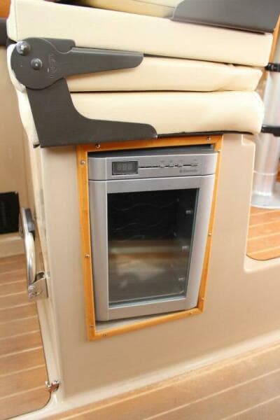 Wine Fridge Under Helm Seat