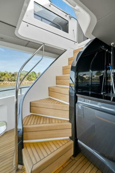 Princess Y95 JUST  PERFECT -Fly Bridge Stairs to Main Deck