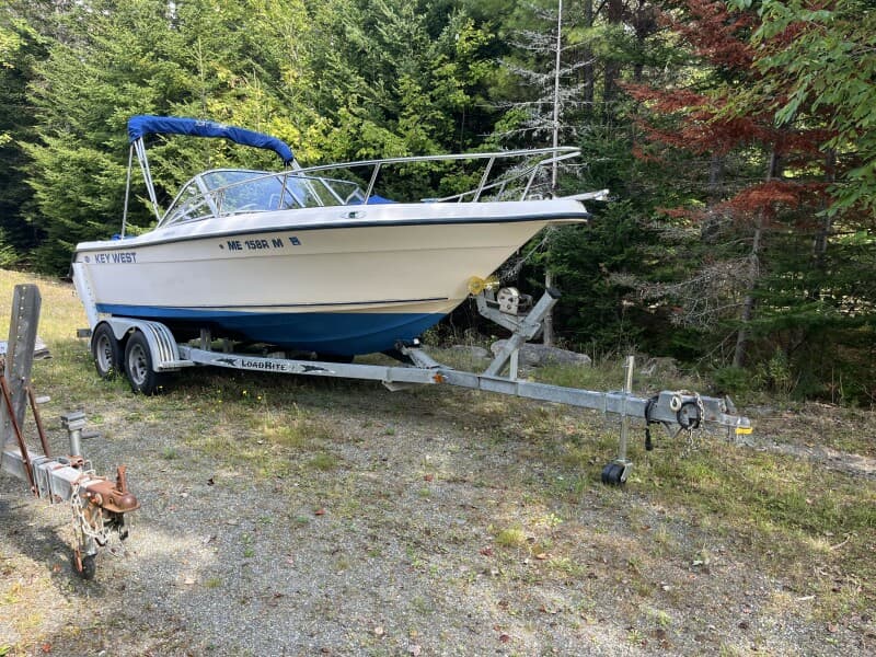 20' KeyWest on trailer stb