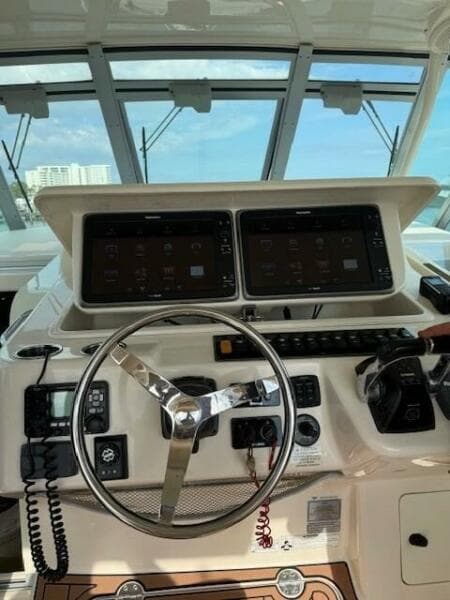 2016 37 Grady White 370 Express Papa's Dream Helm