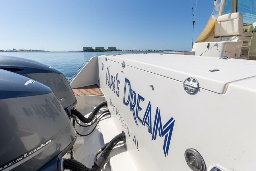 2016 37 Grady White 370 Express Papa_s Dream Stern