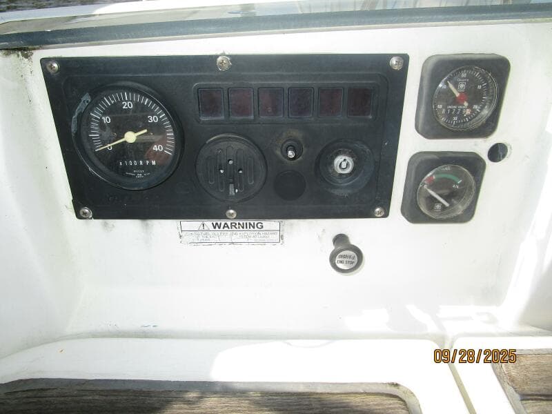 38' Beneteau cockpit auxiliary panel