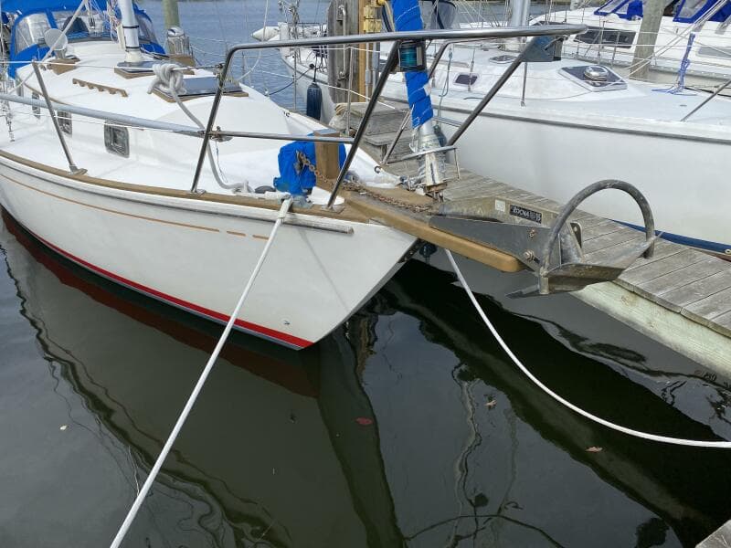 1987 Dickerson 37 aft cockpit