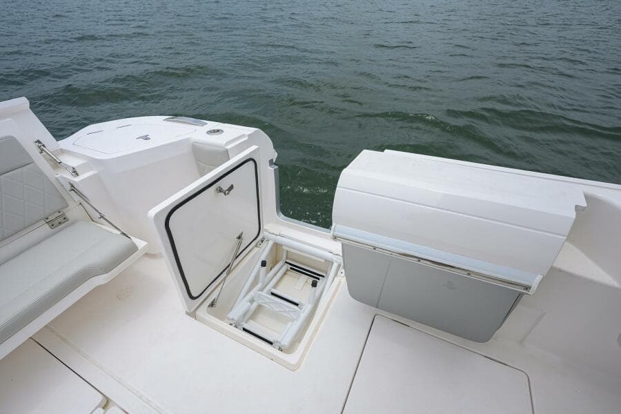 Intrepid 41 - Cockpit Swim Ladder