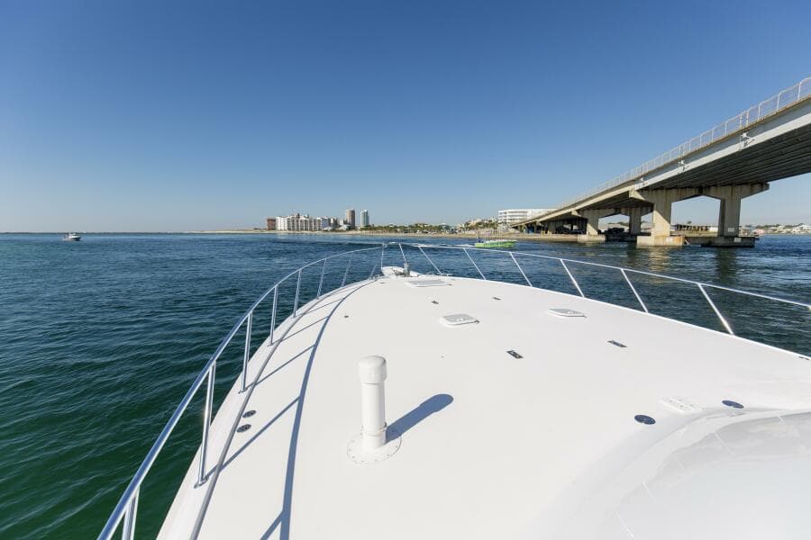 2008 60 Hatteras Blacksmith Bow