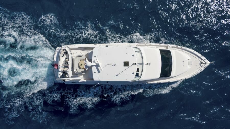 Hatteras 80 Gallopin- Aerial View