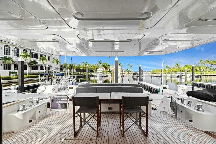 2021 Sirena 64- DESTIN-E- Aft Deck