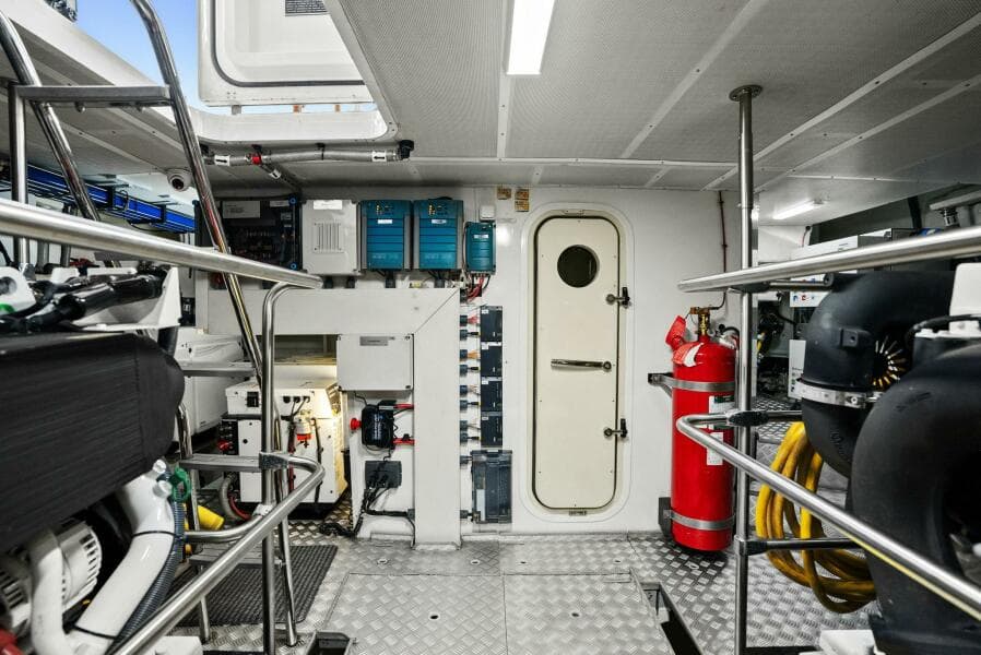 2021 Sirena 64- DESTIN-E- Engine Room