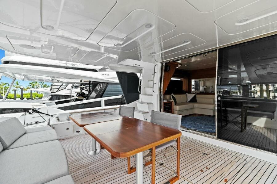 2021 Sirena 64- DESTIN-E- Aft Deck