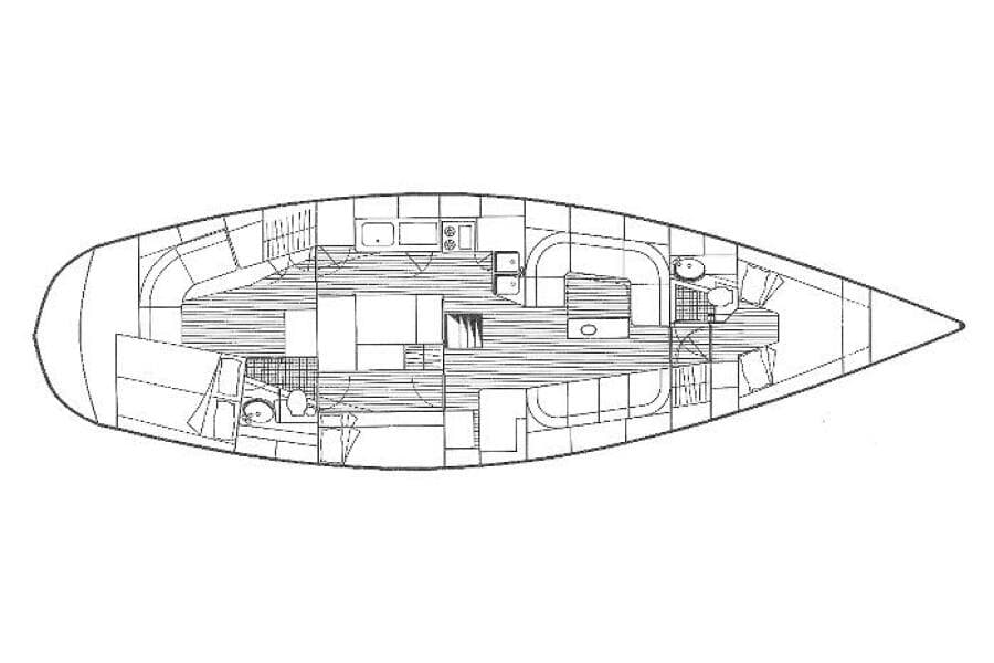 1991 Oyster Lightwave 48