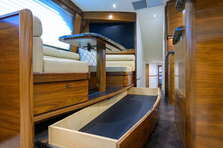 2023 Viking 64 Convertible - Dinette