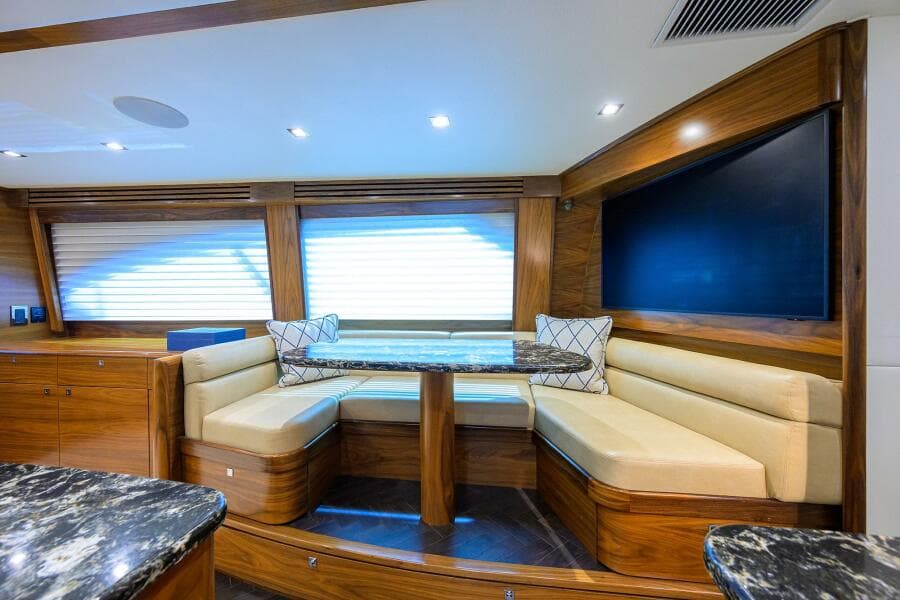 2023 Viking 64 Convertible - Dinette