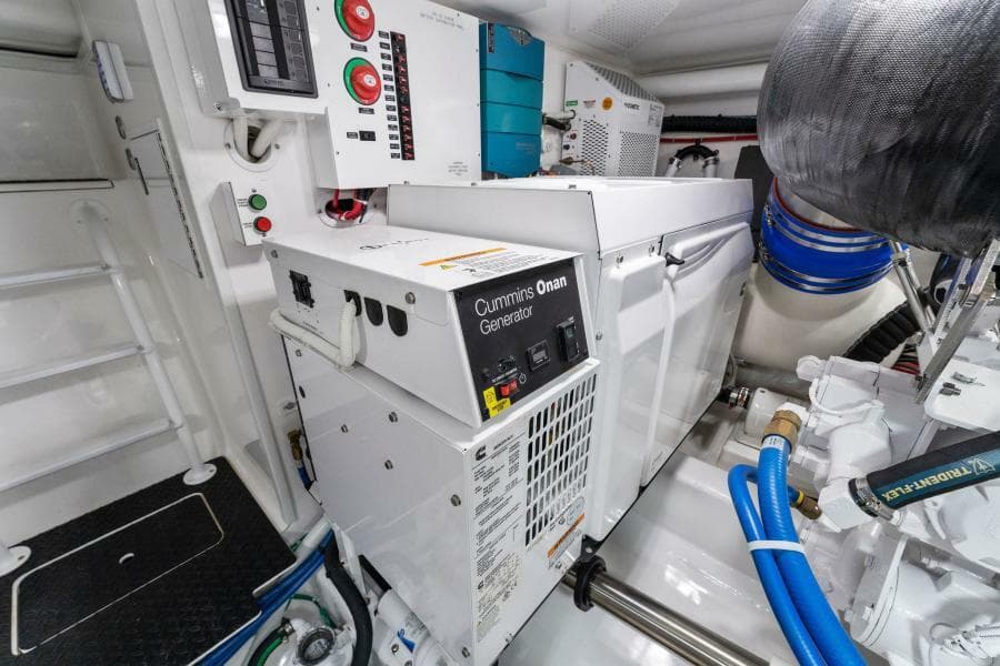 2021 Viking 54 Convertible HAMMERHEADS Engine Room