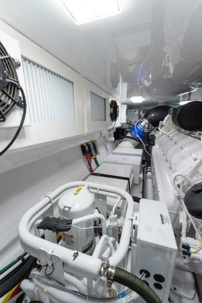 2021 Viking 54 Convertible HAMMERHEADS Engine Room