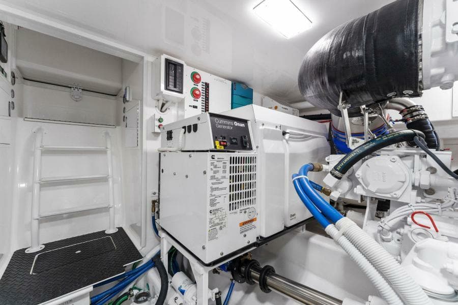 2021 Viking 54 Convertible HAMMERHEADS Engine Room