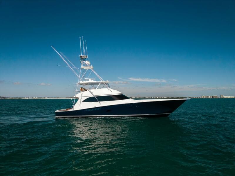 2013 Viking 76 Convertible- REEL FIRE- Profile 