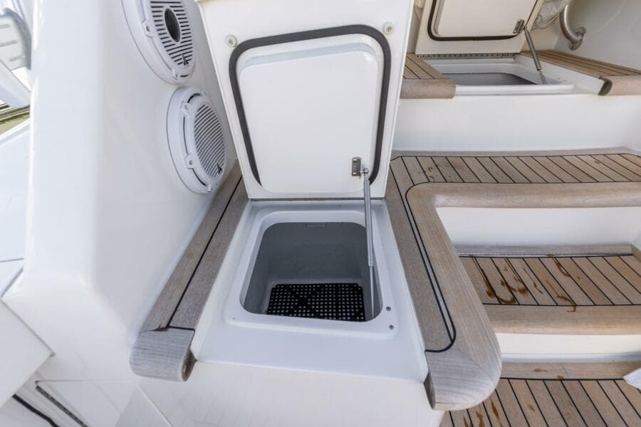 2013 Viking 76 Convertible- REEL FIRE- Cockpit Storage