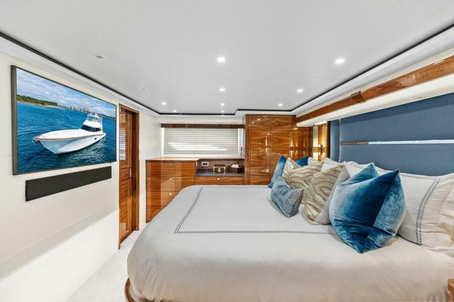2026 Viking 82 Convertible- TEAM HARVEY I- Master Stateroom