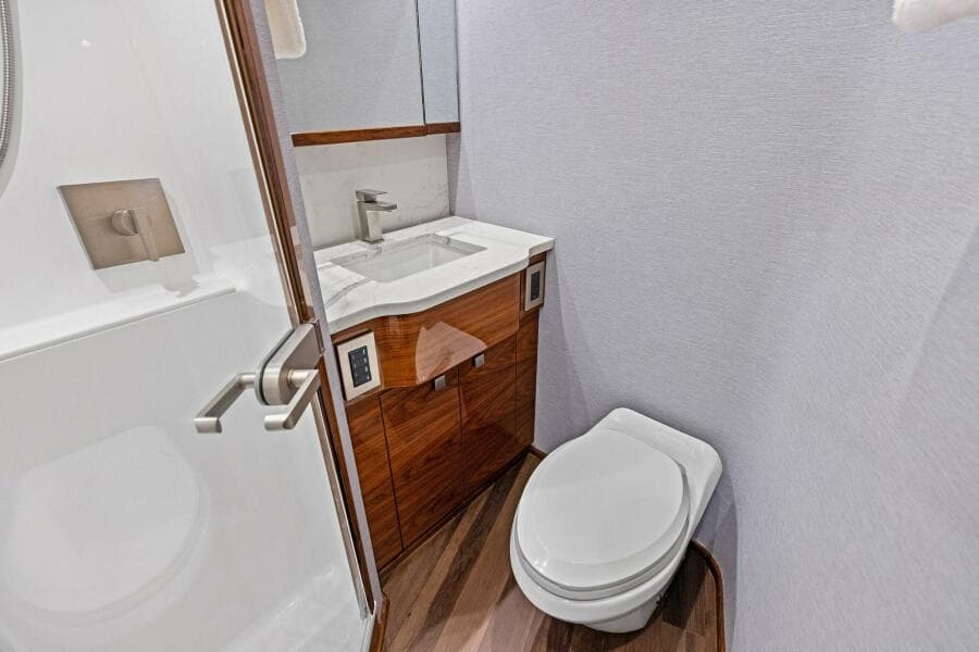 2026 Viking 82 Convertible- TEAM HARVEY I- Port Stateroom Head