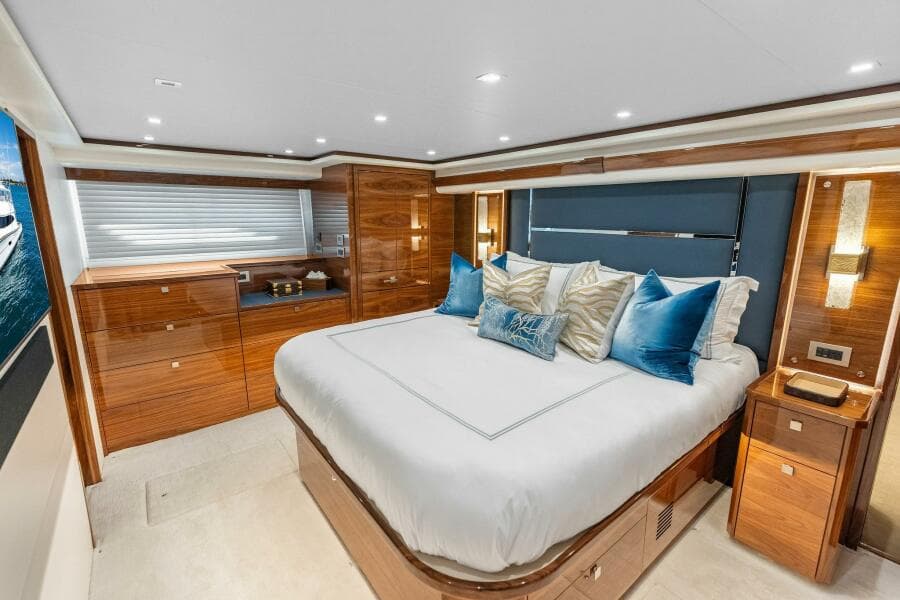 2026 Viking 82 Convertible- TEAM HARVEY I- Master Stateroom
