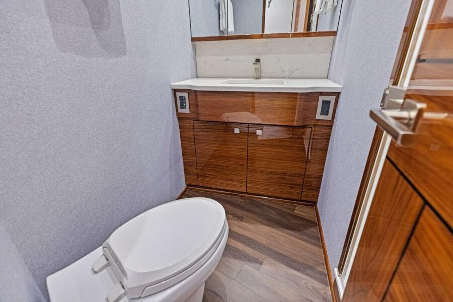 2026 Viking 82 Convertible- TEAM HARVEY I- Forward Stateroom Head