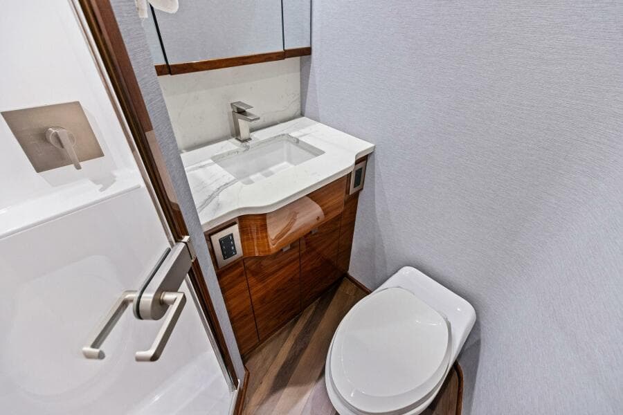 2026 Viking 82 Convertible- TEAM HARVEY I- Port Stateroom Head