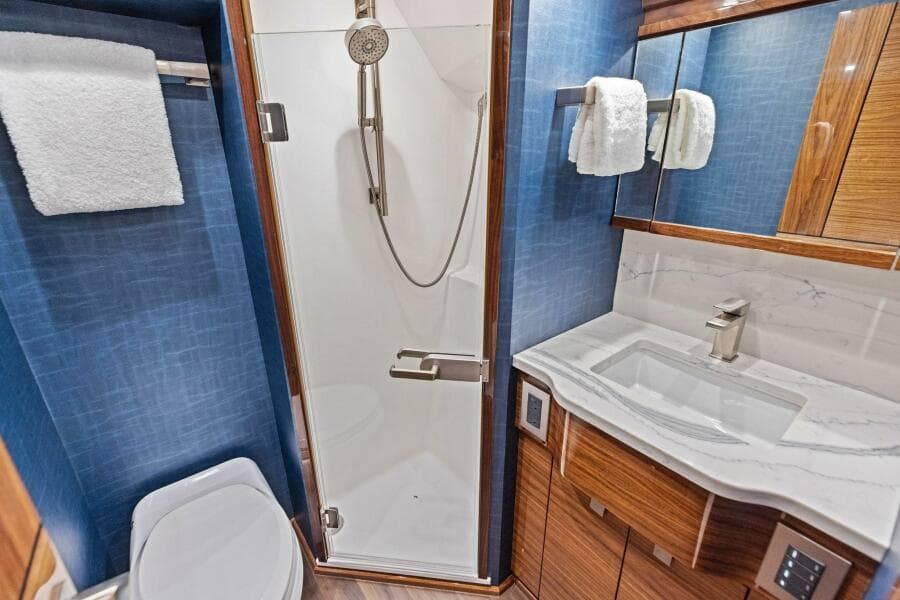 2026 Viking 82 Convertible- TEAM HARVEY I- Crew Sateroom Head