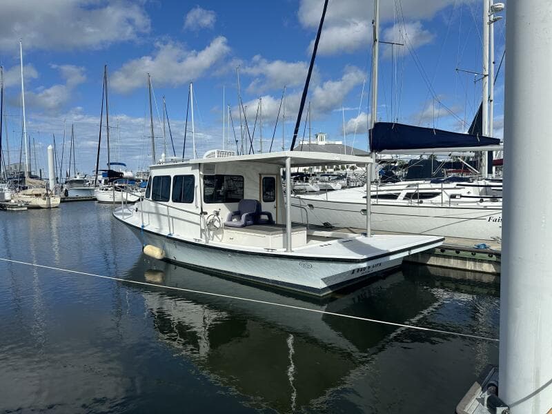 2008 Glenn Young 32 Skiff - Port Side Profile