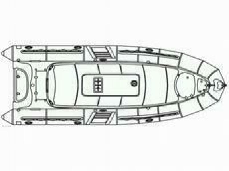 2008 Zodiac Pro 20 Man - Line Drawing