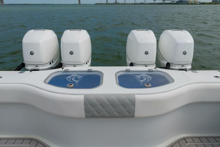 Freeman 42 42LR Double Tap- Engines and Livewells