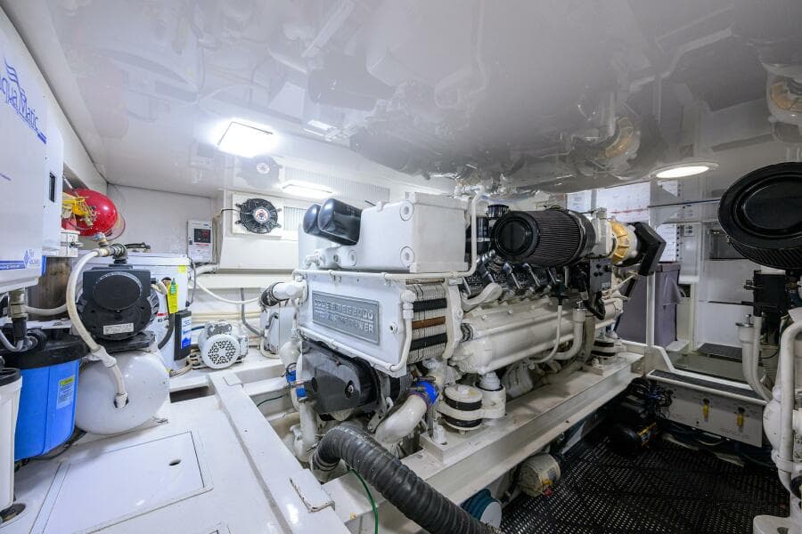 Viking 56 MATTER OF TIME - Engine Room
