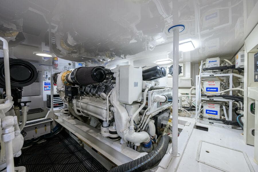 Viking 56 MATTER OF TIME - Engine Room