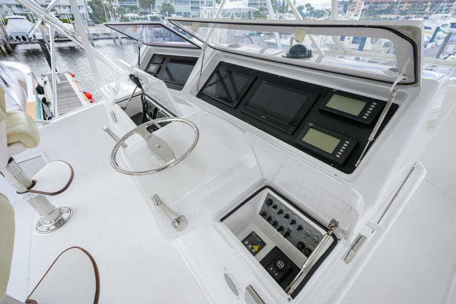 Viking 56 MATTER OF TIME - Flybridge - Helm