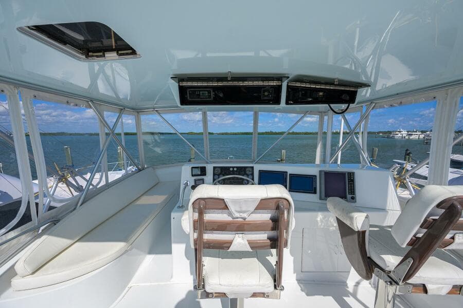 Post 50 SEANYLE - Flybridge- Helm