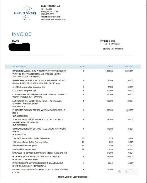 2003 Palm Beach 22DC White Cap