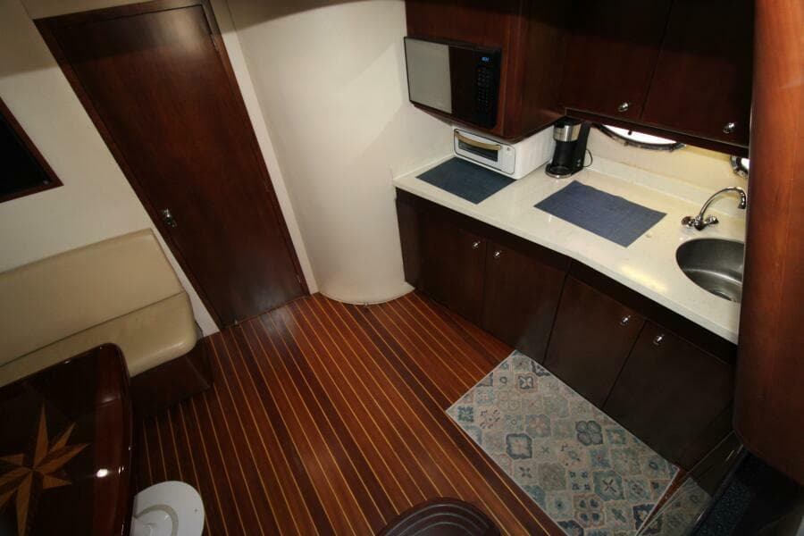 Galley with Corian Countertops