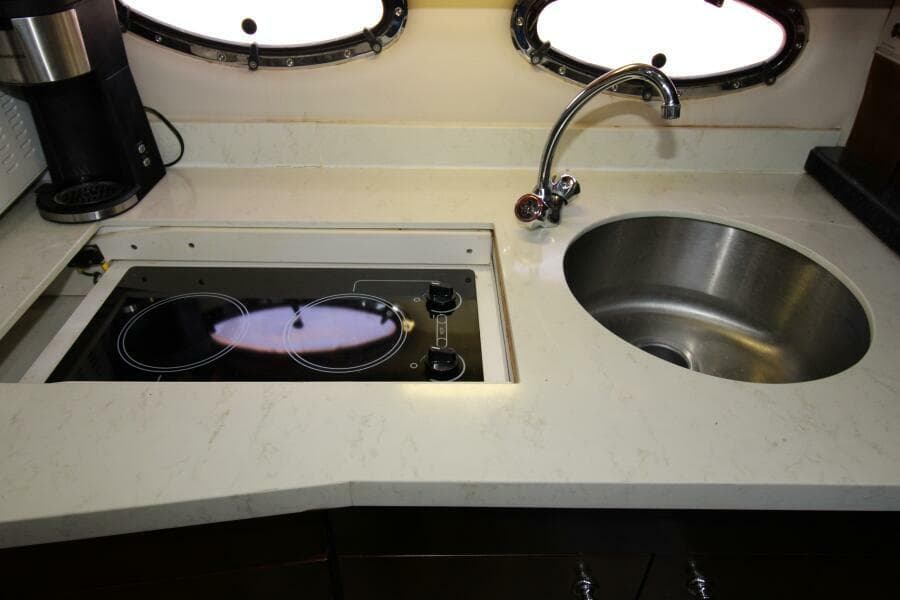 Galley Cooktop and Sink