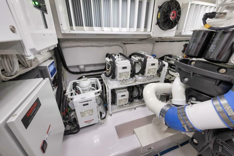 2024 Viking 68 Convertible- GYS TRADE- Engine Room