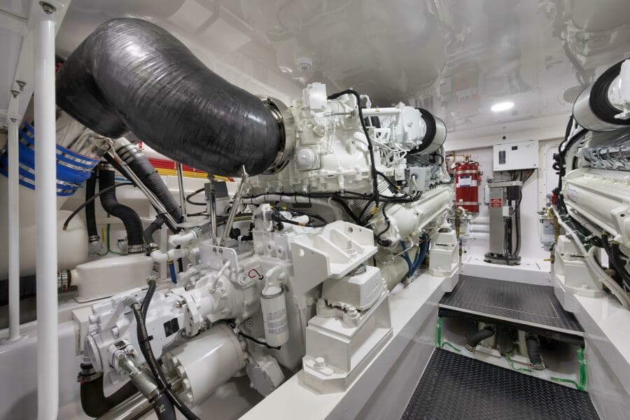 2024 Viking 68 Convertible- GYS TRADE- Engine Room