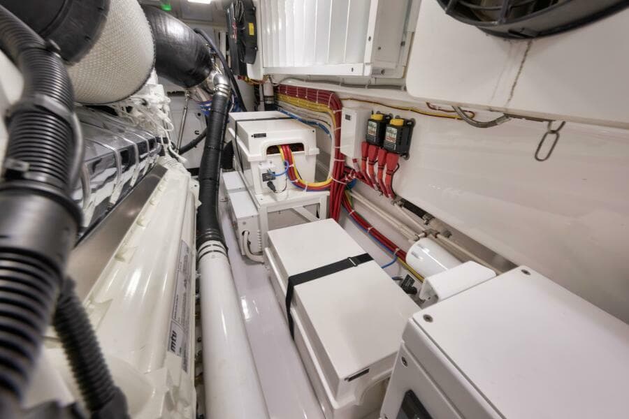 2024 Viking 68 Convertible- GYS TRADE- Engine Room